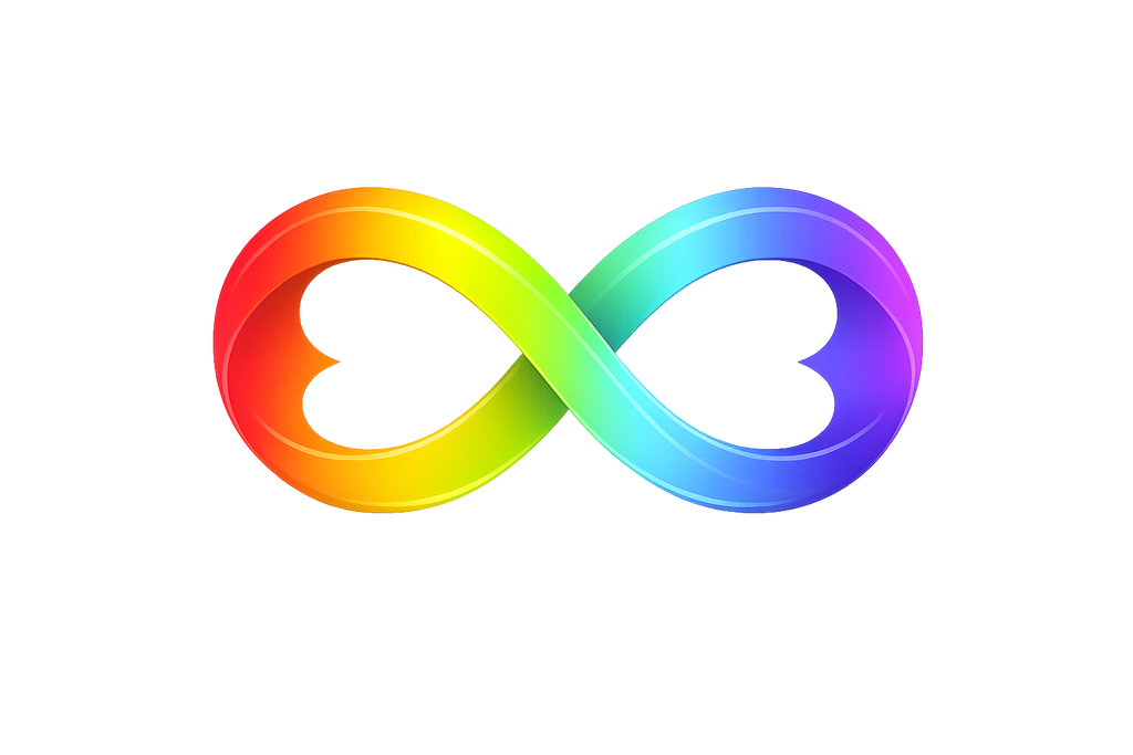 Autism Rainbow Infinity Symbol Design