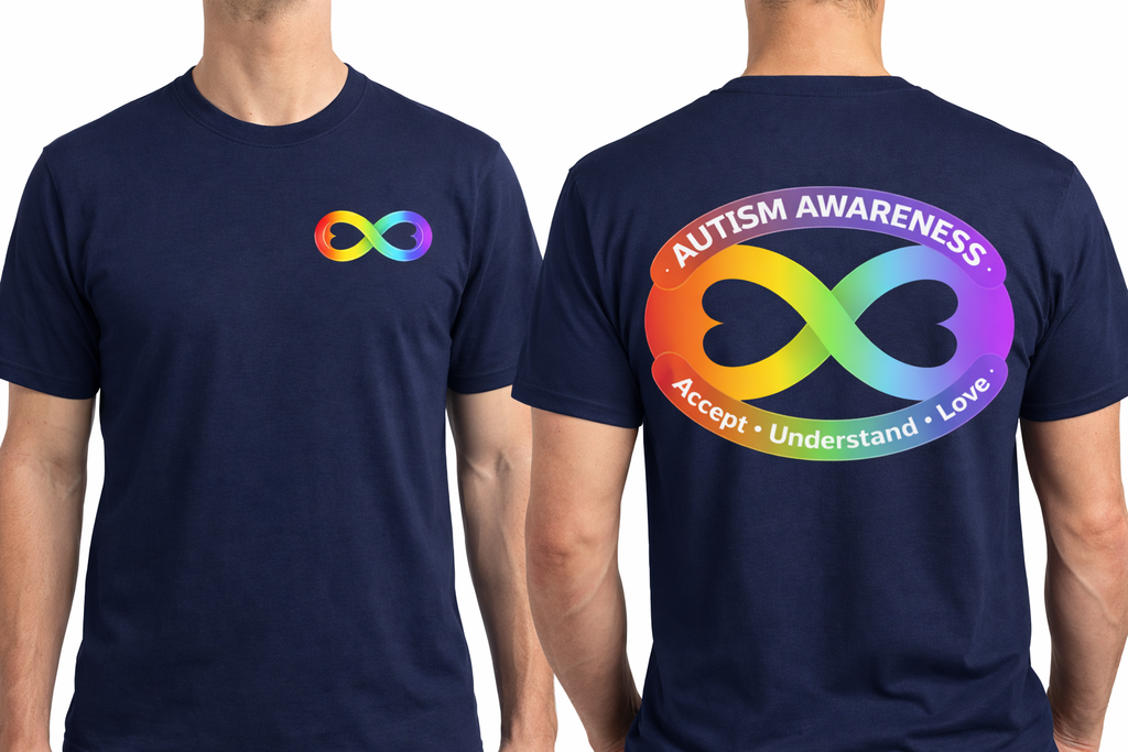 Autism Rainbow Infinity Symbol Design