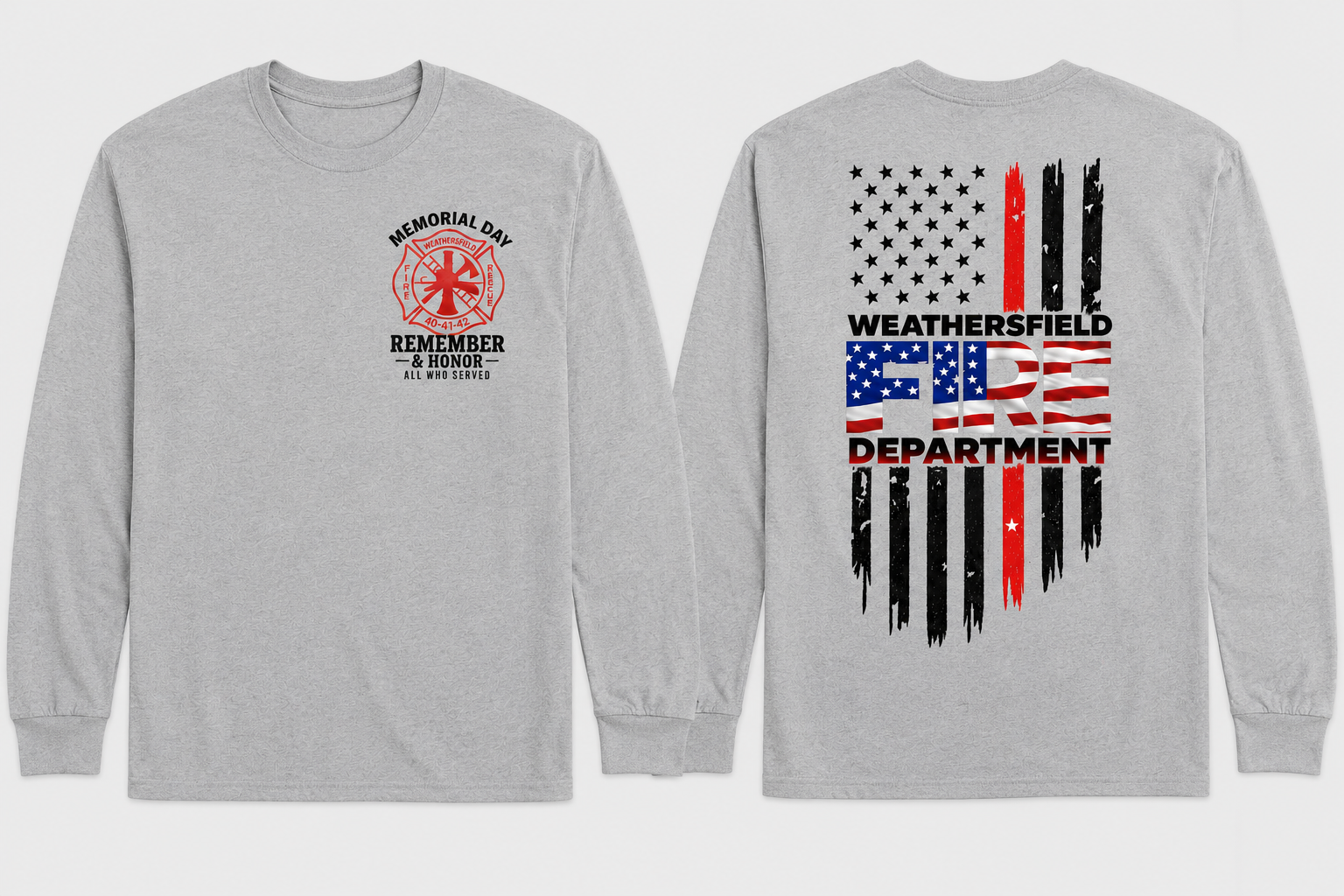 Weathersfield Fire Department Memorial Day Apparel