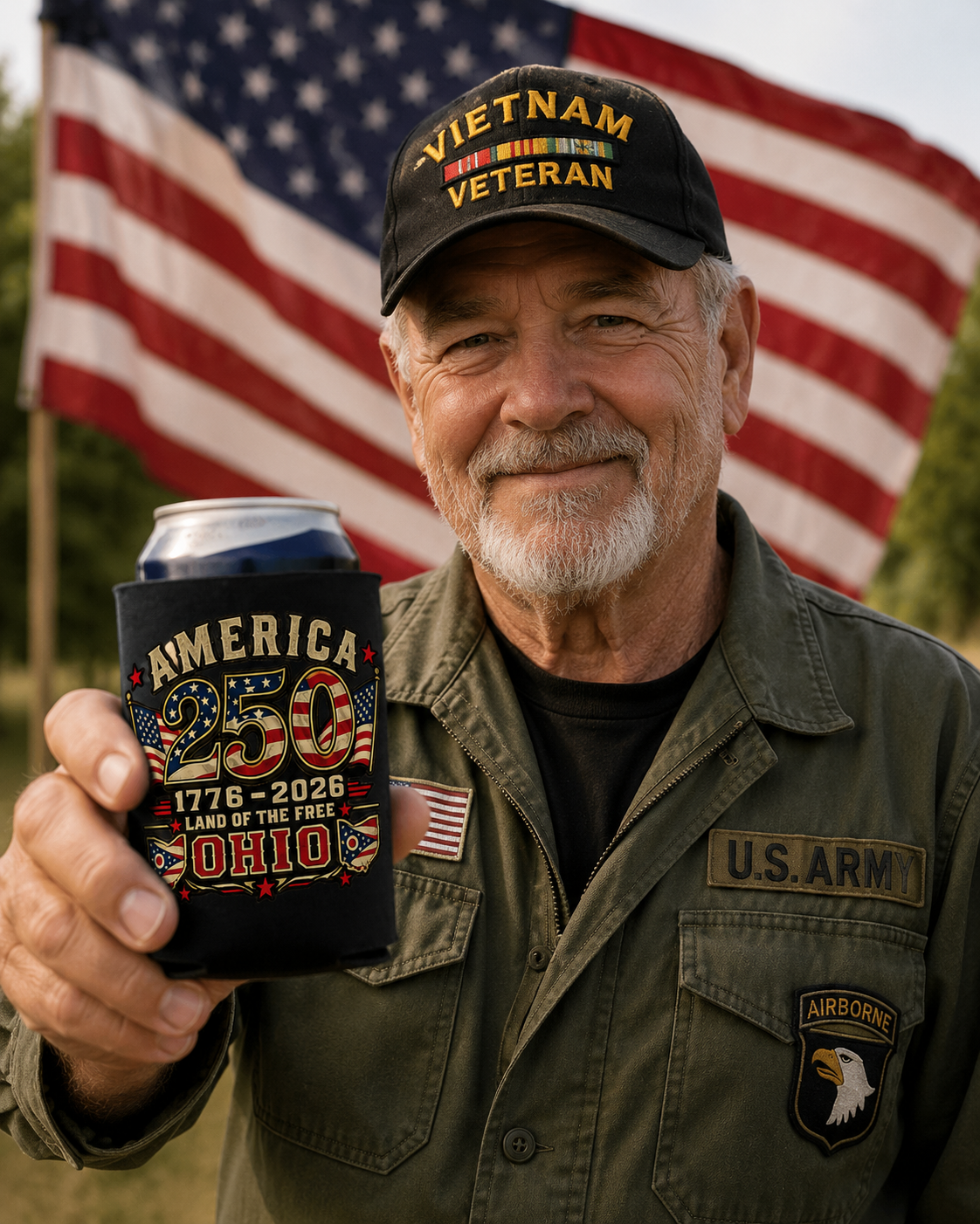 America 250th Anniversary Koozie