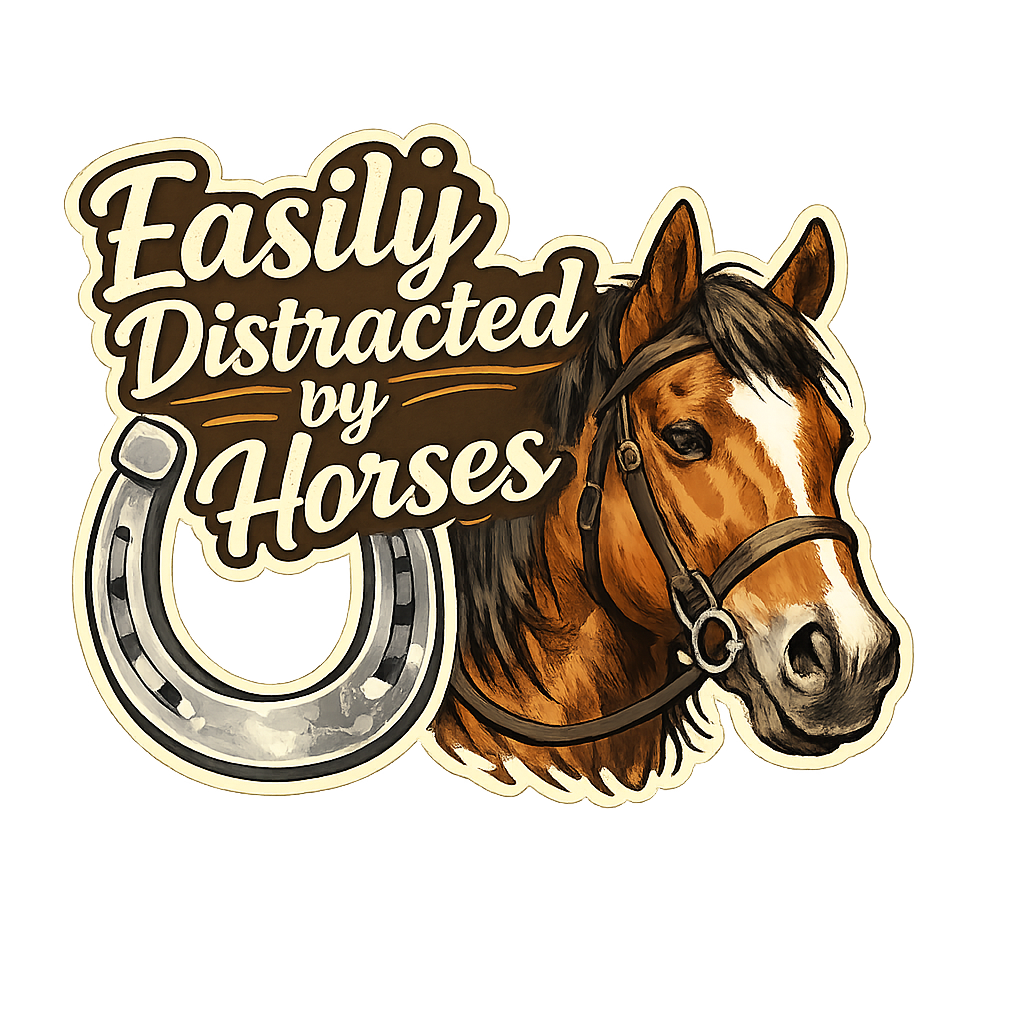 “Easily Distracted by Horses” Tumbler
