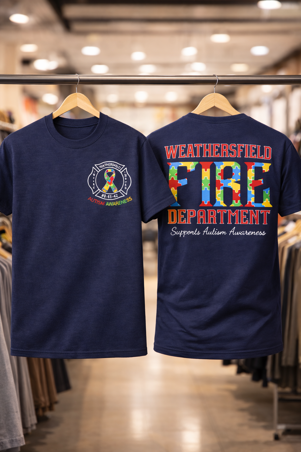Weathersfield Fire Department Autism Awareness Collection