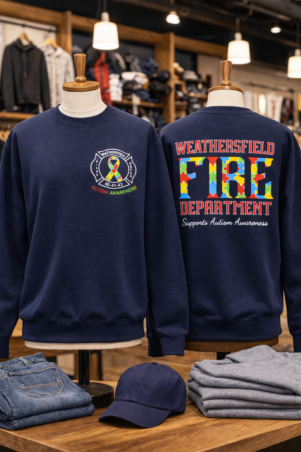 Weathersfield Fire Department Autism Awareness Collection