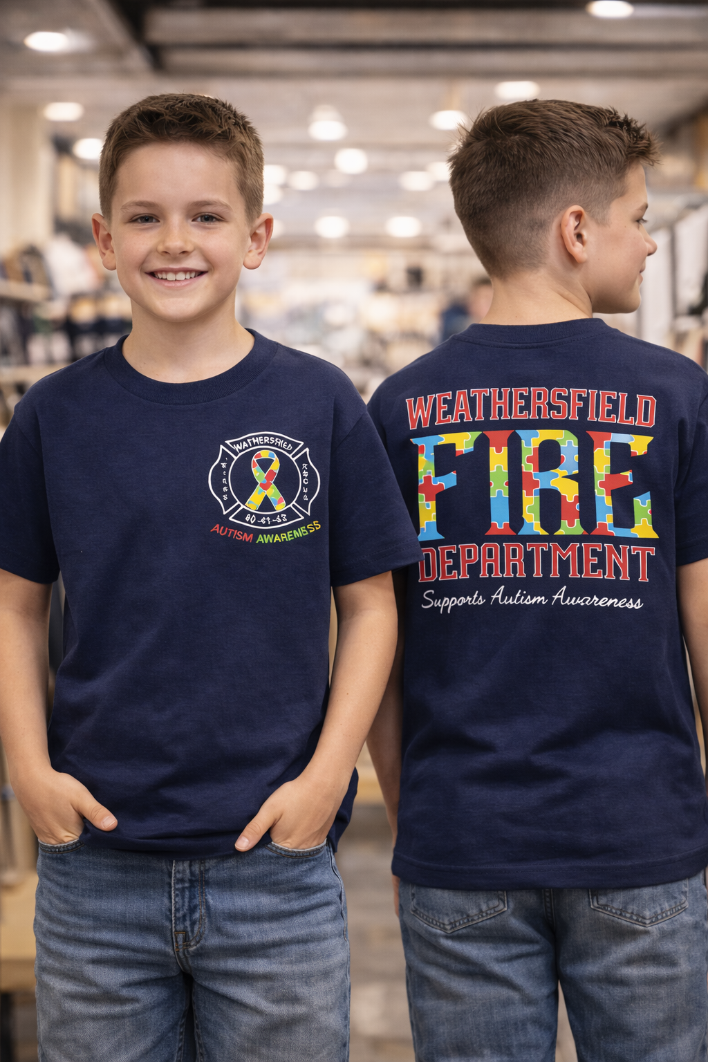 Weathersfield Fire Department Autism Awareness Collection