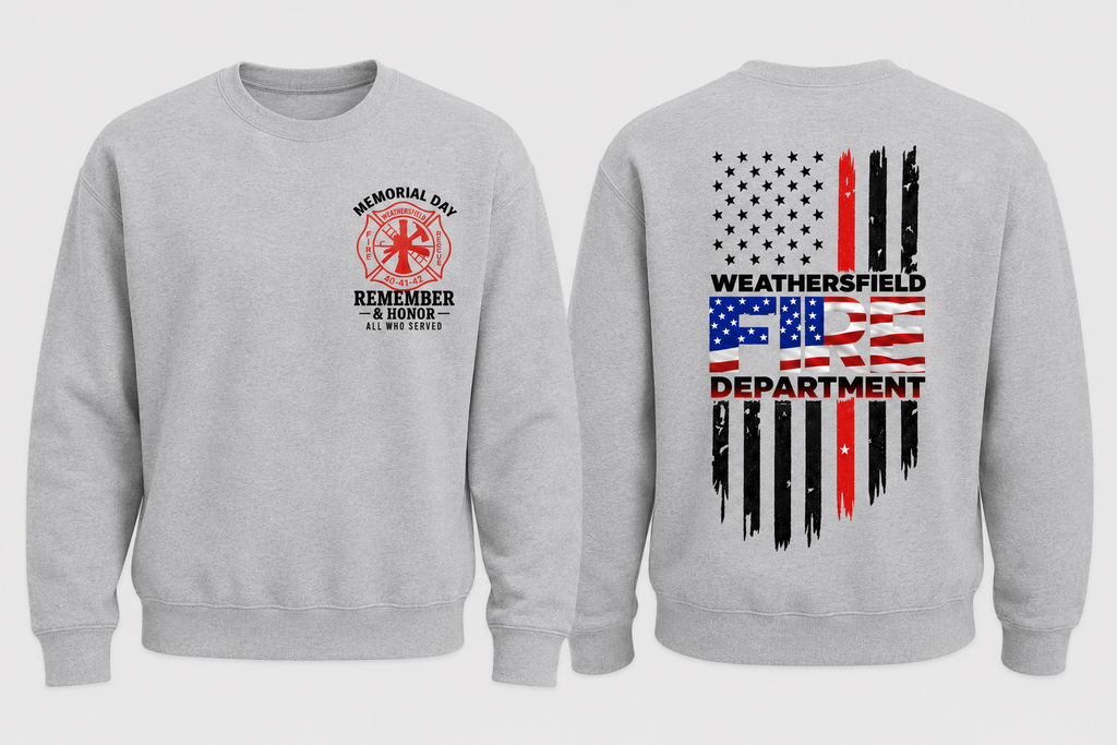 Weathersfield Fire Department Memorial Day Apparel